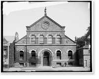 Public library, Portland, Me, Vintage Print