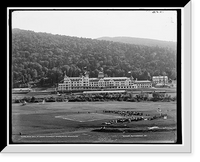 Historic Framed Print, Base ball at Mount Pleasant House, White Mountains,  17-7/8" x 21-7/8"