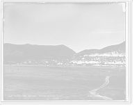 Historic Framed Print, Mount Pleasant golf links, Crawford Notch from tee no. 2,  17-7/8" x 21-7/8"