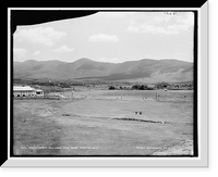 Historic Framed Print, Mount Pleasant golf links, third green from tee no. 3,  17-7/8" x 21-7/8"