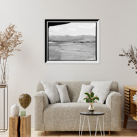 Historic Framed Print, Mount Pleasant golf links, third green from tee no. 3,  17-7/8" x 21-7/8"