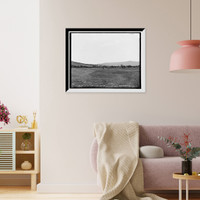 Historic Framed Print, Mount Pleasant golf links, towards ninth green from tee no. 9,  17-7/8" x 21-7/8"