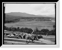 Historic Framed Print, Golf at Mount Pleasant House, White Mountains - 6,  17-7/8" x 21-7/8"