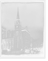 Historic Framed Print, Marble Collegiate Church, New York,  17-7/8" x 21-7/8"