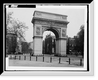 Historic Framed Print, Washington Arch, Washington Square, New York, N.Y.,  17-7/8" x 21-7/8"