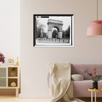 Historic Framed Print, Washington Arch, Washington Square, New York, N.Y.,  17-7/8" x 21-7/8"