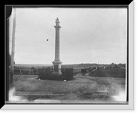 Historic Framed Print, Wolfe's Monument, Plains of Abraham, Quebec,  17-7/8" x 21-7/8"