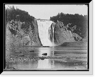 Historic Framed Print, Montmorency Falls, Province of Quebec,  17-7/8" x 21-7/8"