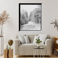 Historic Framed Print, On the road to Franconia, White Mountains,  17-7/8" x 21-7/8" Historic Framed Print, On the road to Franconia, White Mountains,  17-7/8" x 21-7/8"