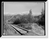 Historic Framed Print, Mt. Washington from near base station, White Mountains,  17-7/8" x 21-7/8"