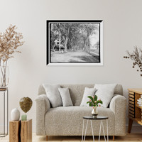North Main Street, Dartmouth College, Historic Print