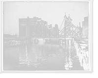 Historic Framed Print, Lifting bridge, Buffalo, N.Y.,  17-7/8" x 21-7/8"