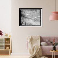 Historic Framed Print, New York Central freight sheds, Buffalo, N.Y.,  17-7/8" x 21-7/8"