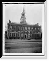 Historic Framed Print, Independence Hall from the north, Philadelphia, Pa.,  17-7/8" x 21-7/8"