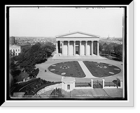 Historic Framed Print, Main building, Girard College, Philadelphia,  17-7/8" x 21-7/8"