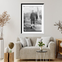 Historic Framed Print, Cyclist Chas. Parent,  17-7/8" x 21-7/8"