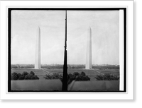 Historic Framed Print, Washington Monument,  17-7/8" x 21-7/8"