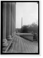 Historic Framed Print, Washington Monument - 2,  17-7/8" x 21-7/8"