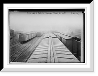 Historic Framed Print, Northern Pacific freight yards, Duluth, Minn.,  17-7/8" x 21-7/8"