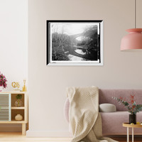 Historic Framed Print, Cabin John Bridge, Potomac River, Washington, D.C.,  17-7/8" x 21-7/8"