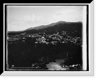 Historic Framed Print, Charlotte Amelia [sic] from Bluebeard's Castle, St. Thomas, W.I.,  17-7/8" x 21-7/8"