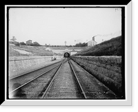 Historic Framed Print, St. Clair tunnel, Port Huron, Mich.,  17-7/8" x 21-7/8"