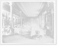 Historic Framed Print, Cafe of the Lawyers Club, Equitable Building, New York, The,  17-7/8" x 21-7/8"