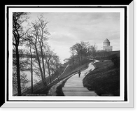 Historic Framed Print, Riverside Park, New York,  17-7/8" x 21-7/8"