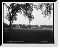 Infantry drill on the plain, U.S. Military Academy - 2 Classic, Antique Print