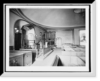 St. John's Church, interior, from Patrick Henry's pew, Richmond, Va, Vintage Wall Art