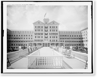 Porch promonade sic, the Colonial, Nassau, W.I, Antique Wall Art