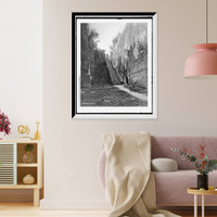 Historic Framed Print, Queen's staircase, Nassau, Bahama Islds.,  17-7/8" x 21-7/8"