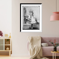 Historic Framed Print, Adeline Genee in first ballet skirt,  17-7/8" x 21-7/8"