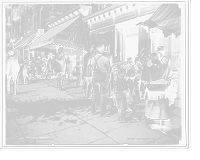 Historic Framed Print, Free ice in New York,  17-7/8" x 21-7/8"
