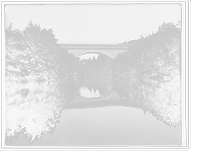 Historic Framed Print, Echo Bridge, Charles River, Newton, Mass.,  17-7/8" x 21-7/8"