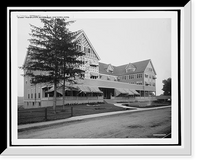 Historic Framed Print, Pequot Club, Morris Cove, New Haven, Conn.,  17-7/8" x 21-7/8"