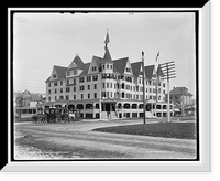 Antique Architecture - Hotel Columbia, Asbury Park - Historic Wall Art Gift