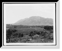 Historic Framed Print, Cheyenne Mountain near Colorado Springs,  17-7/8" x 21-7/8"