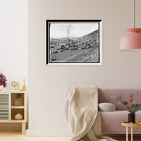 Historic Framed Print, Victor, Colo., and the Gold Coin Mine,  17-7/8" x 21-7/8"