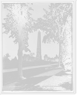 Historic Framed Print, Saratoga Battle Monument, Schuylerville, N.Y.,  17-7/8" x 21-7/8"
