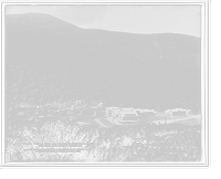 Historic Framed Print, Profile House and cottages from Eagle Cliff, Franconia Notch, White Mountains,  17-7/8" x 21-7/8"