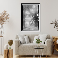 Historic Framed Print, A shady nook on the Potomac,  17-7/8" x 21-7/8"