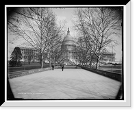 Historic Framed Print, The Capitol at Washington,  17-7/8" x 21-7/8"