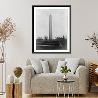Historic Framed Print, Washington Monument - 3,  17-7/8" x 21-7/8"