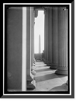 Historic Framed Print, Washington Monument - 3,  17-7/8" x 21-7/8"