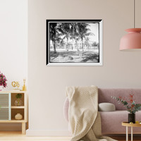 Historic Framed Print, Whitehall, the residence of Mr. Flagler at Palm Beach, Florida,  17-7/8" x 21-7/8"