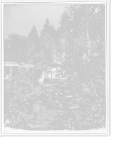 Historic Framed Print, Bridge over the Whitewater, Sapphire, N.C.,  17-7/8" x 21-7/8"