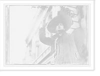 Historic Framed Print, Mrs. S. Loebinger waving, New York,  17-7/8" x 21-7/8"