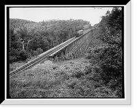 Historic Framed Print, The Otis Elevating Railway and Catskill Mountain House, Catskill Mountains, N.Y.,  17-7/8" x 21-7/8"