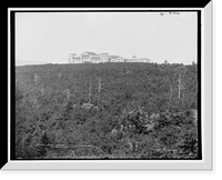 Historic Framed Print, Hotel Kaaterskill from Boulder Rock, Catskill Mountains, N.Y. - 4,  17-7/8" x 21-7/8"